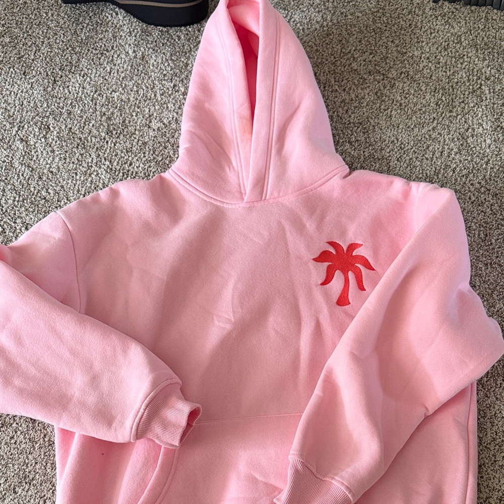 Pink Palm Graphic Women's Hoodie